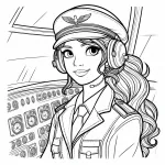 Girl Pilot in Cockpit ✈️👩‍✈️🌟