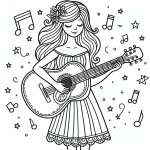 Girl Playing Guitar 👧🎸