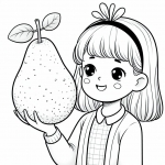 Girl with Pear 👧🍐