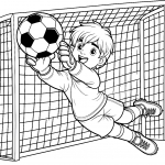 Goalkeeper Catching Soccer Ball ⚽🧤