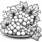 Grapes on a Plate 🍇🍽️
