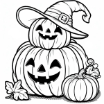 Cute Happy Halloween Pumpkins 🎃😊