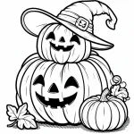 Cute Happy Halloween Pumpkins 🎃😊