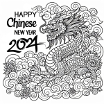 Happy Chinese New Year 2024 Dragon 🐉🎉