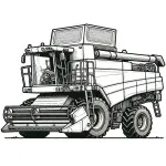 Harvester Truck with Grain 🚛🌾