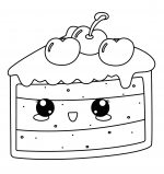 Kawaii Cake with Cherries 🍰🍒😊💖