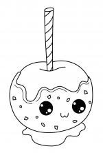 Kawaii Caramel Apple Coated Candy Apple 🍏🍯✨