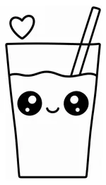 Kawaii Orange Juice Drink with a Sweet Face 🍊🧃😊