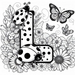 Ladybugs with Letter O 🐞🔠
