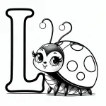 Ladybugs with Letter L 🐞🔠