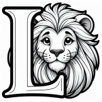 Lion, with Letter L 🦁🔠