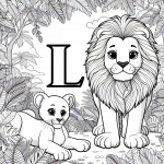Lions with Letter L 🦁🔠
