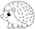 Little Cute Hedgehog 🦔🌿🌟