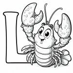 Lobster with Letter L 🦁🔠