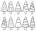 Lovely Christmas Trees Collection 🎄✨🌟❄️