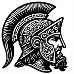 Man with Ancient Greek Helmet and Beard 🛡️👨 🛡️👨