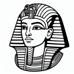 Ancient Egyptian Mask of Tutankhamun