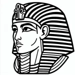 Ancient Egyptian Mask of Pharaoh Tutankhamun