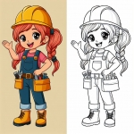 Girl Mechanic Worker 👩‍🔧