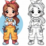 Girl Mechanic Worker 👩‍🔧