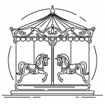 Merry-Go-Round Carousel 🎠