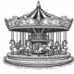 Merry-Go-Round Carousel 🎠