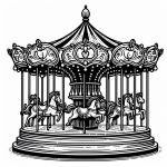 Merry-Go-Round Carousel 🎠