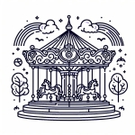 Merry-Go-Round Carousel 🎠