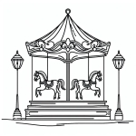Merry-Go-Round Carousel 🎠