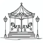 Merry-Go-Round Carousel 🎠