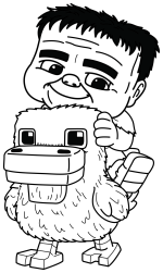Minecraft Chicken Jockey with Frankenstein 🐔🧟‍♂️🎮