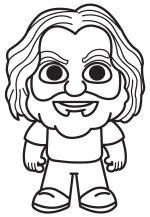 Minecraft Steve with Long Hair and Beard 🎮🧔🧱
