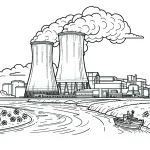 Nuclear Power Plant next to River 🏭🏞️