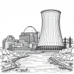 Nuclear Power Plant next to River 🏭🏞️