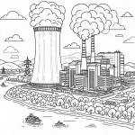 Nuclear Power Plant next to River 🏭🏞️