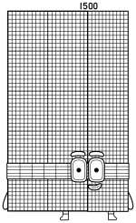 Numberblock 1500 Towering Skyscraper with a Friendly Face 🏢🔢😊