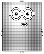 Numberblock 2000 with Glasses and Smile 🔢👓😊