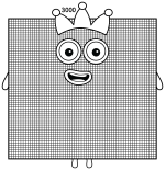 Numberblock 3000: The Giant King of Numbers 👑🔢