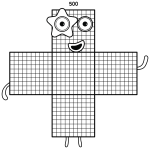 Numberblock 500: The Friendly Star-Eyed Mathematical Milestone 🌟🔢😊