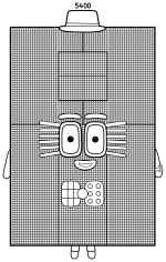 Numberblock 5400 the Math Expert 🎩👔🔢