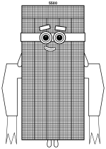 Numberblock 5500 Tall Tower Friend 🏗️🔢✨