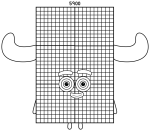Numberblock 5900 with Rainbow Arms 🌈🏗️🔢