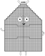 Numberblock 6100 Pyramid Explorer 🚀📐📡