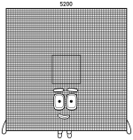 Numberblock 5200 Giant Block 🔟🧱✨