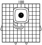Numberblock One Hundred Big Square 💯🧮✨