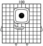 Numberblock One Hundred Big Square 💯🧮✨