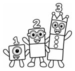 Numberblocks One Two and Three 🔢✨🎓