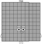 Numberblock 7900 Smiling Character 🔢✨🎓