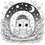Owl with Letter O 🦉🔠