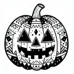 Patterned Halloween Pumpkin 🎃
